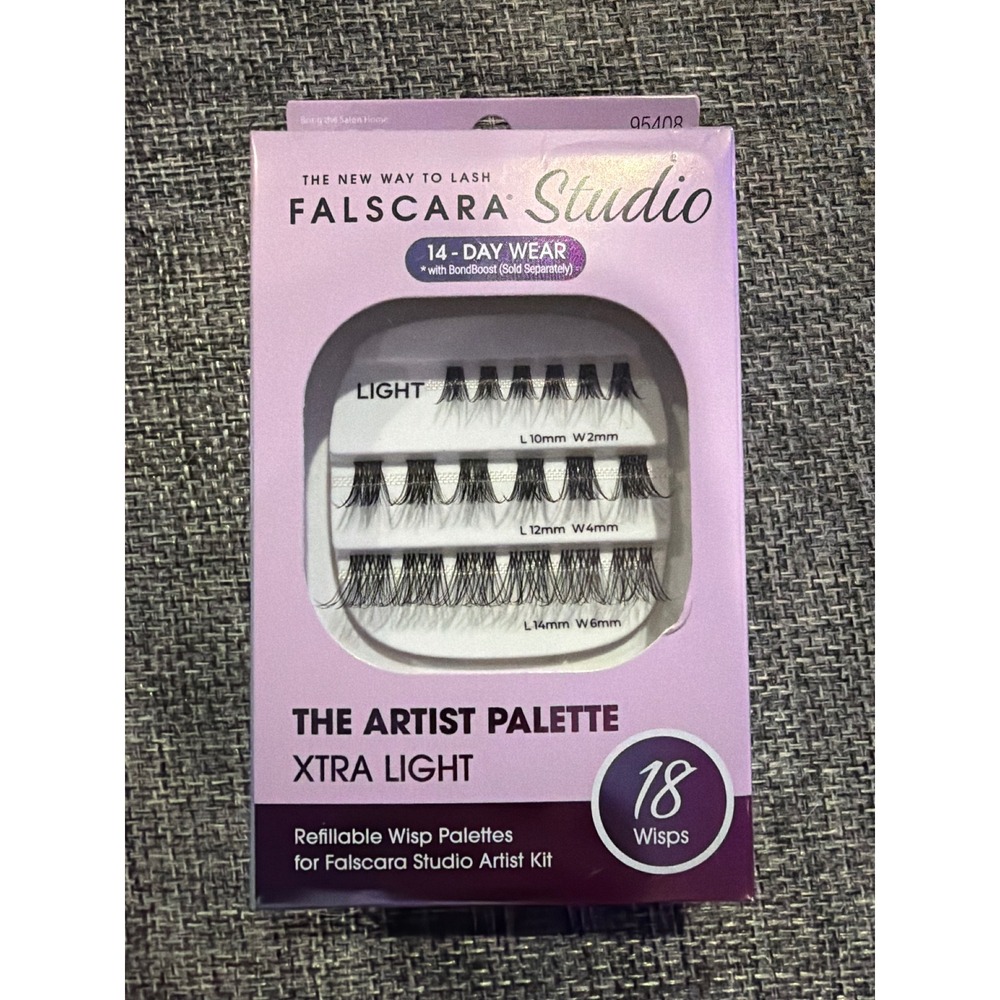 Falscara Studio The Artist Palette Xtra Light 18 Wisps Lash Refill 95408